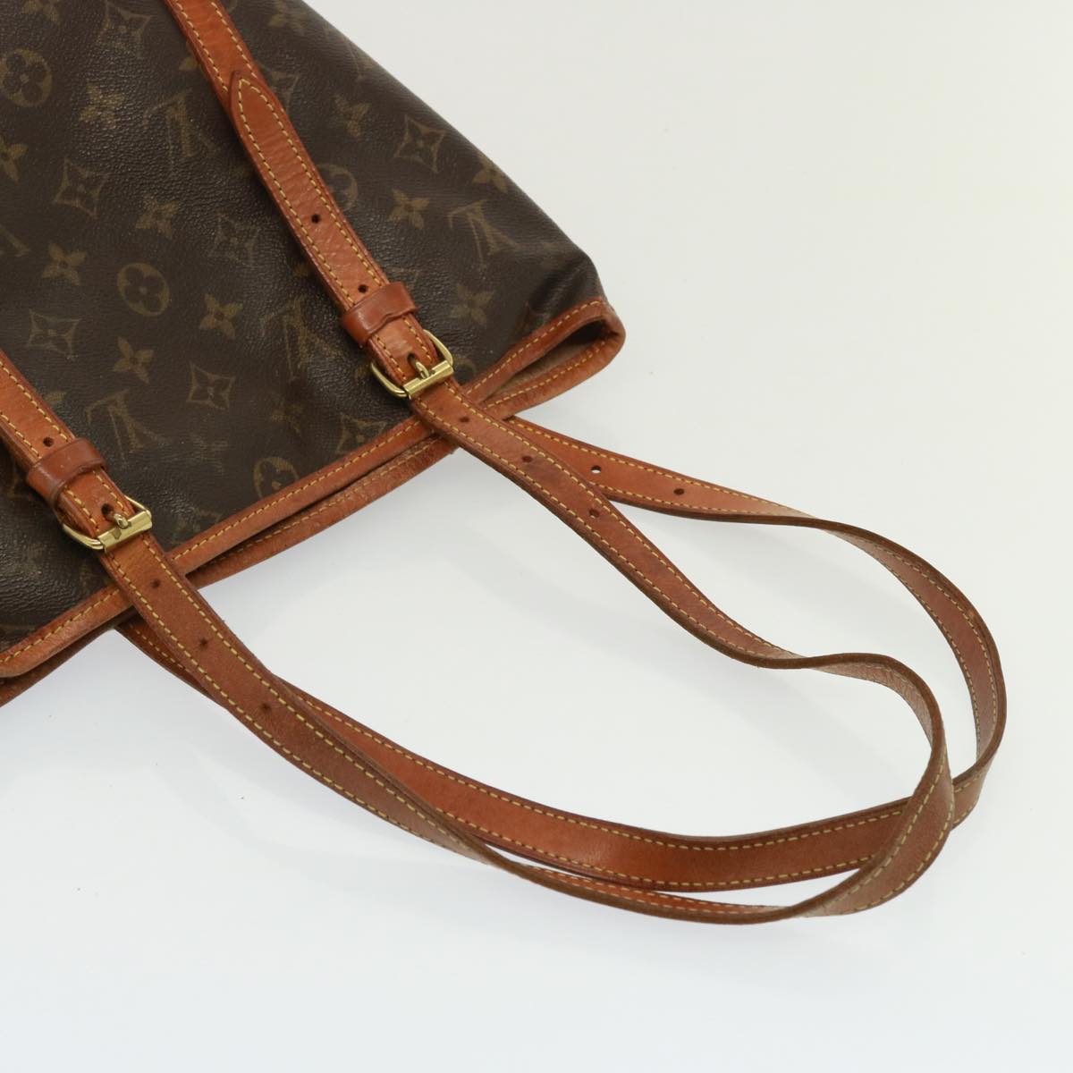 LOUIS VUITTON Monogram Bucket GM Shoulder Bag M42236 LV Auth 79394