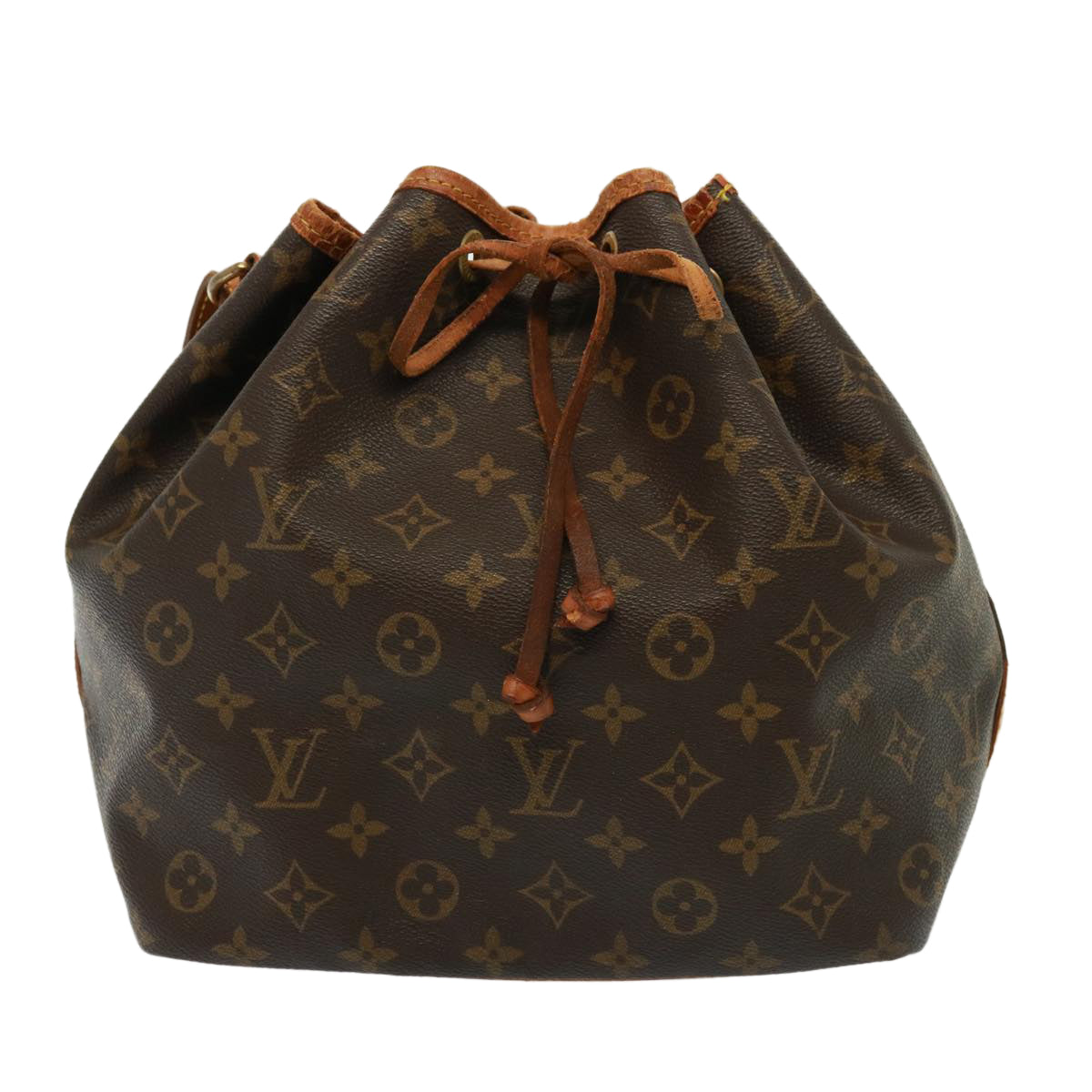 LOUIS VUITTON Monogram Petit Noe Shoulder Bag M42226 LV Auth 79396