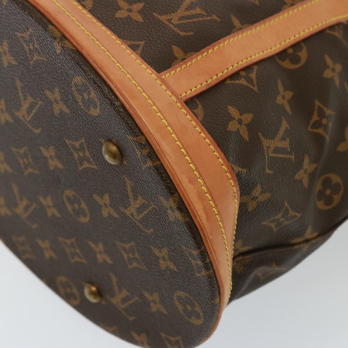 LOUIS VUITTON Monogram Bucket GM Shoulder Bag M42236 LV Auth 79416