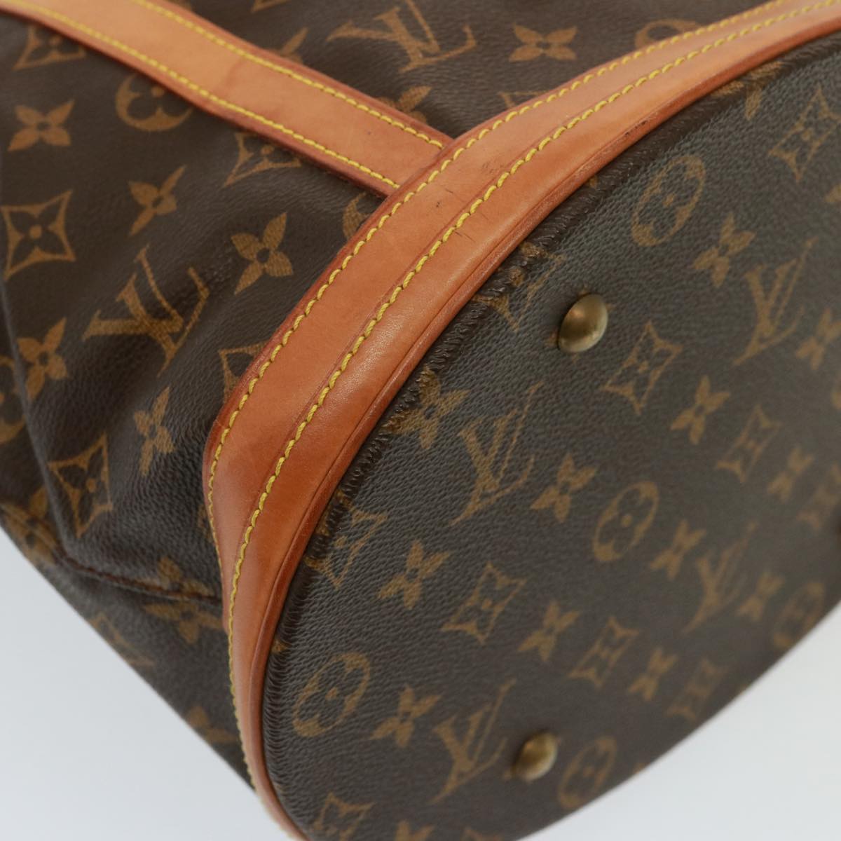 LOUIS VUITTON Monogram Bucket GM Shoulder Bag M42236 LV Auth 79416