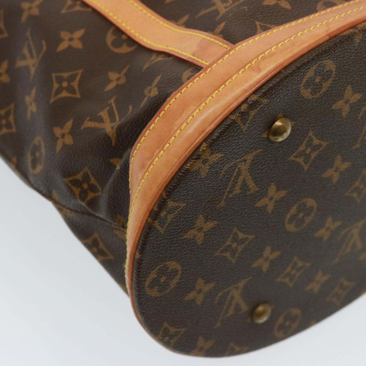 LOUIS VUITTON Monogram Bucket GM Shoulder Bag M42236 LV Auth 79416