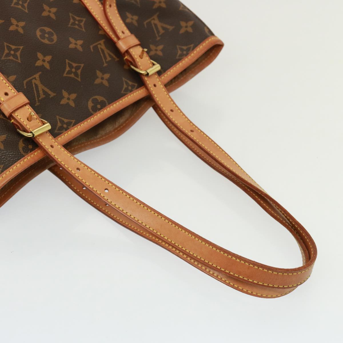 LOUIS VUITTON Monogram Bucket GM Shoulder Bag M42236 LV Auth 79416