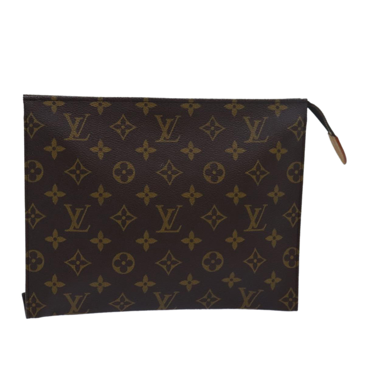 LOUIS VUITTON Monogram Poche Toilette 26 Pouch M47542 LV Auth 79428