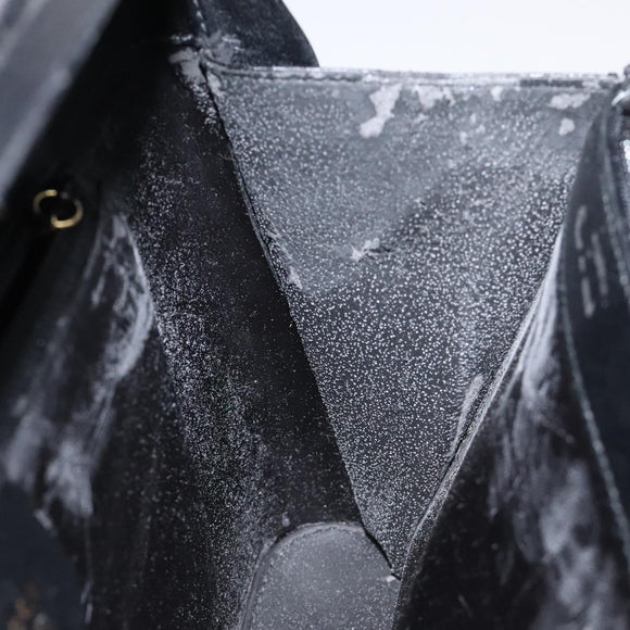 GUCCI Shoulder Bag Leather Outlet Black Auth 79430