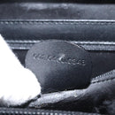 GUCCI Shoulder Bag Leather Outlet Black Auth 79430-23