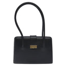 GUCCI Shoulder Bag Leather Outlet Black Auth 79430-2