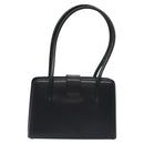 GUCCI Shoulder Bag Leather Outlet Black Auth 79430-3