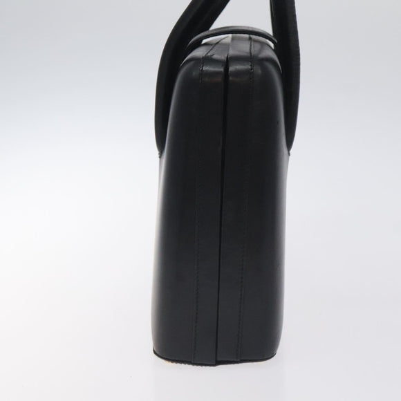 GUCCI Shoulder Bag Leather Outlet Black Auth 79430