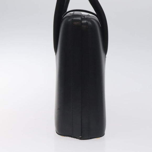 GUCCI Shoulder Bag Leather Outlet Black Auth 79430