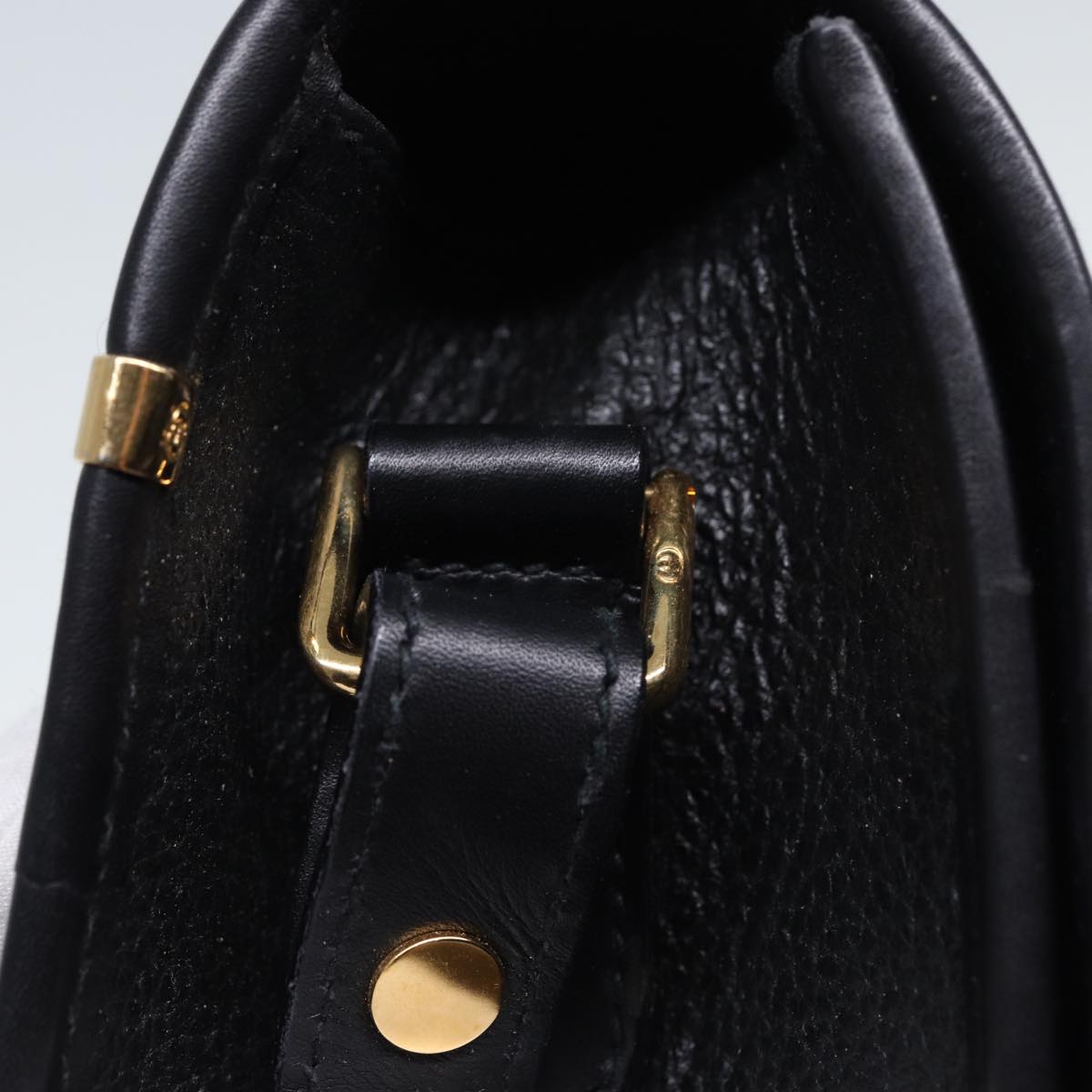 GUCCI Hand Bag Leather 2way Black 015 14 0801 Auth 79457