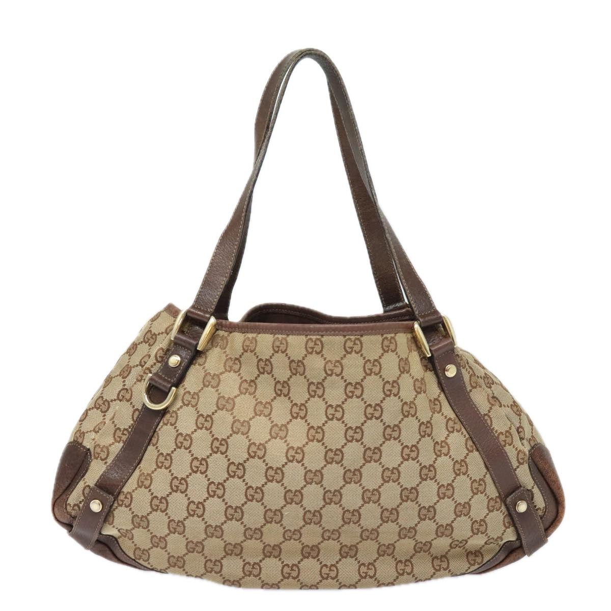 GUCCI GG Canvas Tote Bag Beige 130736 Auth 79459 - 0