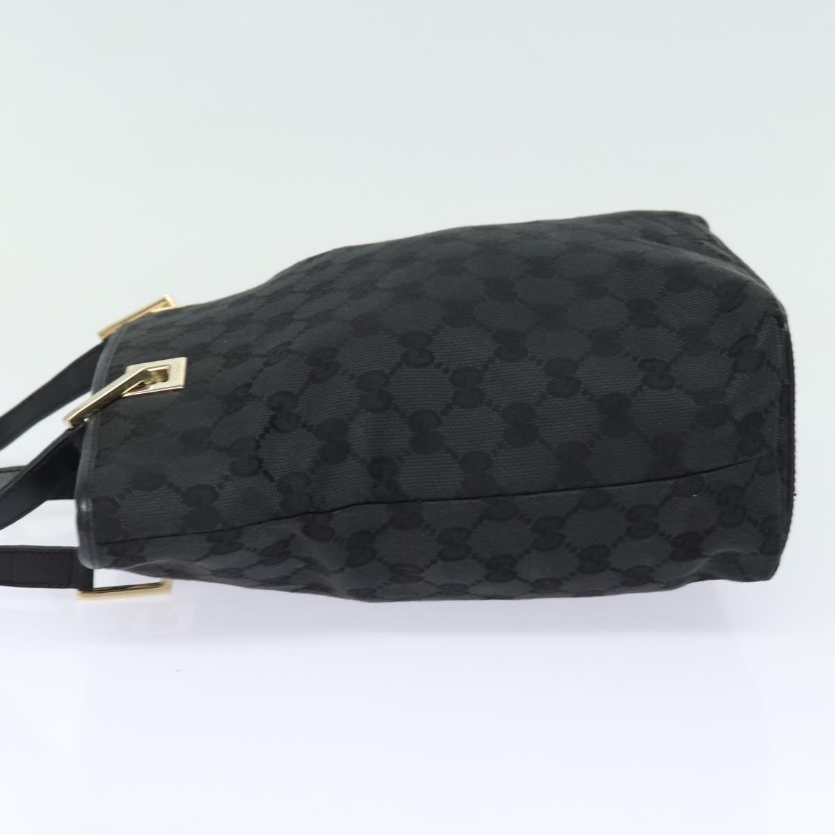 GUCCI GG Canvas Tote Bag Black 002 1099 Auth 79477