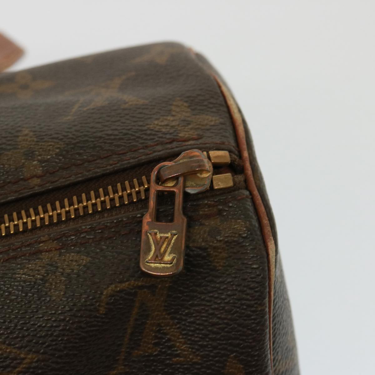 LOUIS VUITTON Monogram Papillon 30 Hand Bag M51385 LV Auth 79496