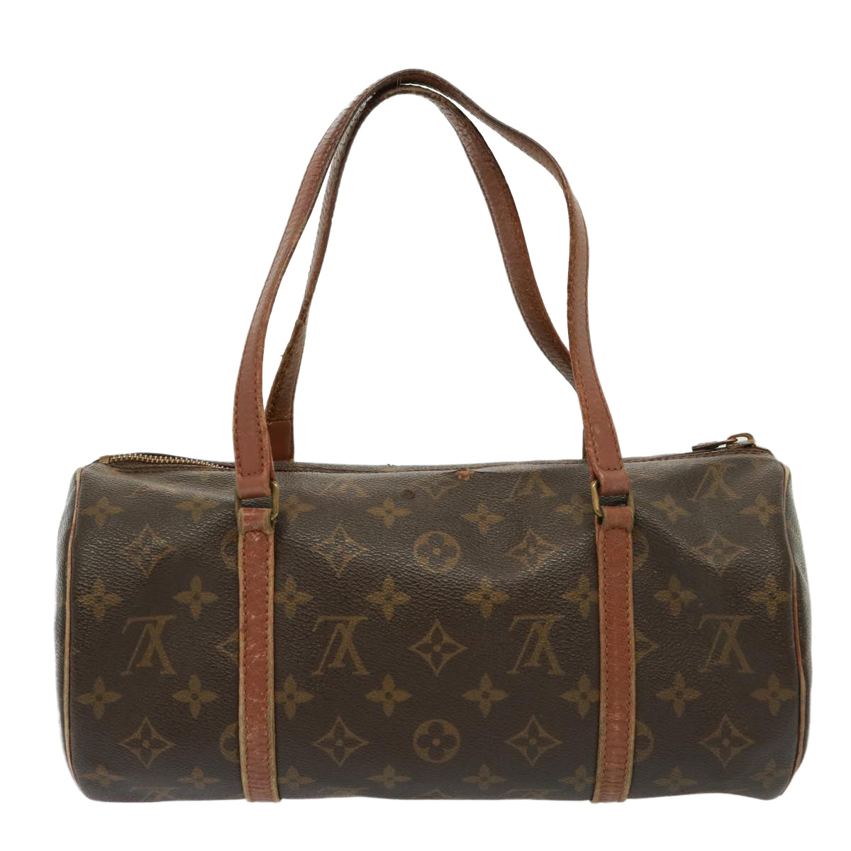 LOUIS VUITTON Monogram Papillon 30 Hand Bag M51385 LV Auth 79496