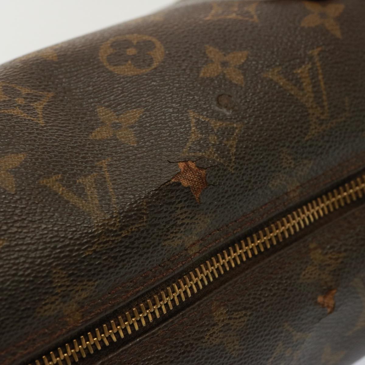 LOUIS VUITTON Monogram Papillon 30 Hand Bag M51385 LV Auth 79496