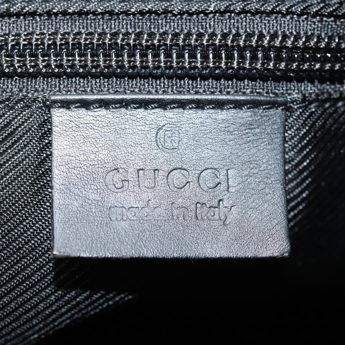 GUCCI GG Canvas Tote Bag Black 28892 Auth 79508