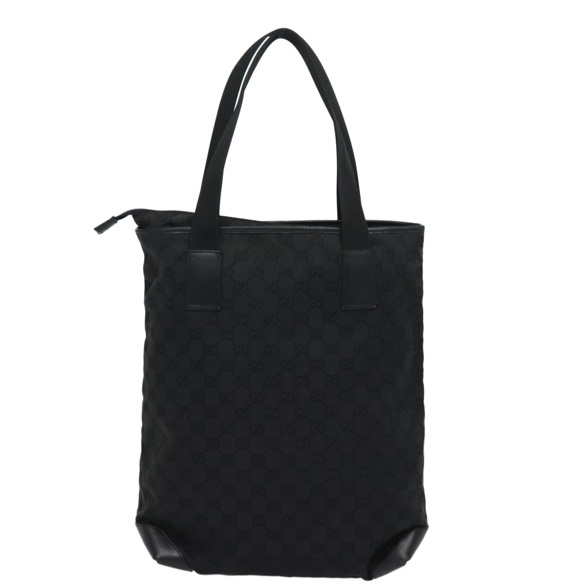 GUCCI GG Canvas Tote Bag Black 28892 Auth 79508 - 0