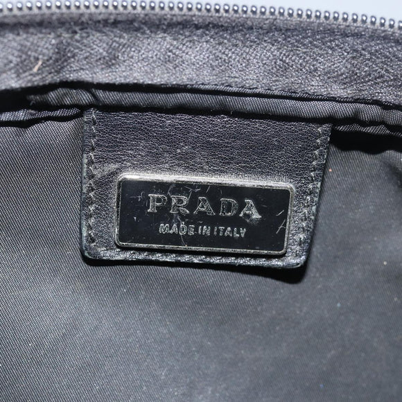 PRADA Shoulder Bag Nylon Black Auth 79556