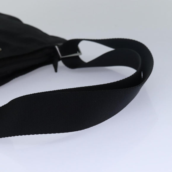 PRADA Shoulder Bag Nylon Black Auth 79556