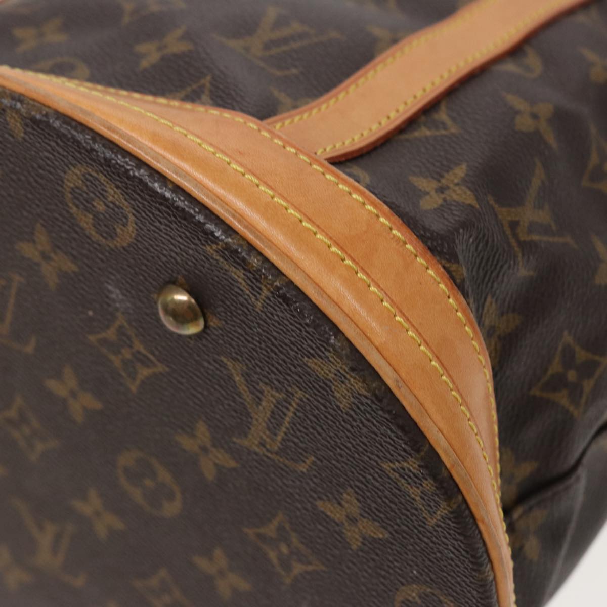 LOUIS VUITTON Monogram Bucket GM Shoulder Bag M42236 LV Auth 79568