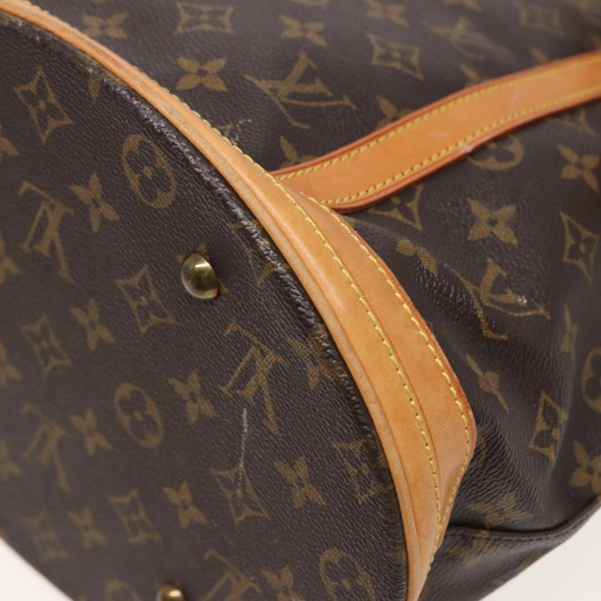 LOUIS VUITTON Monogram Bucket GM Shoulder Bag M42236 LV Auth 79568