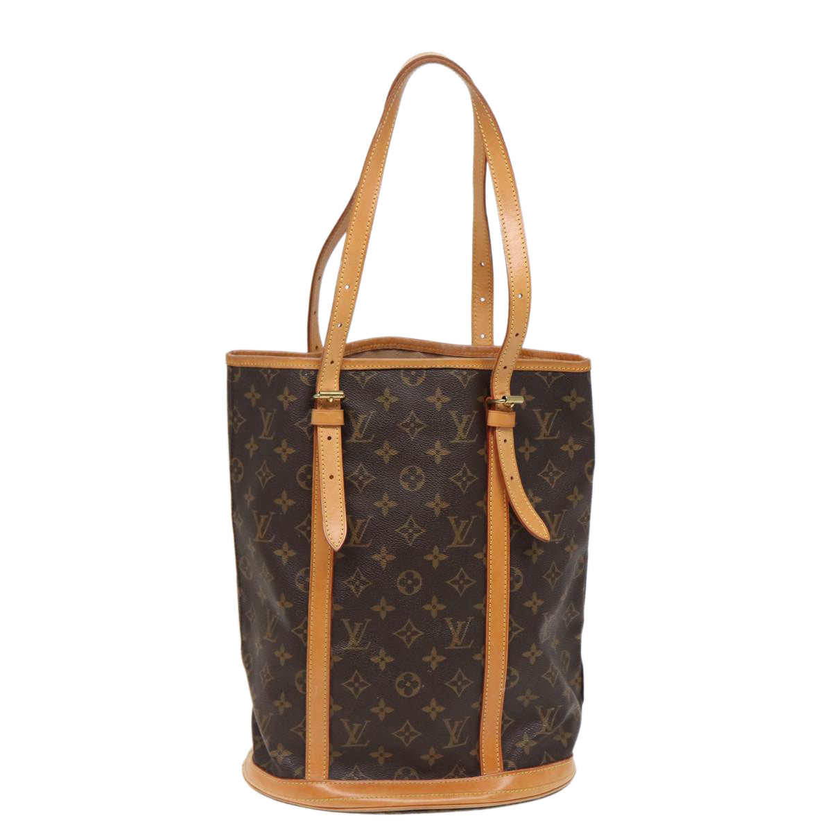 LOUIS VUITTON Monogram Bucket GM Shoulder Bag M42236 LV Auth 79568