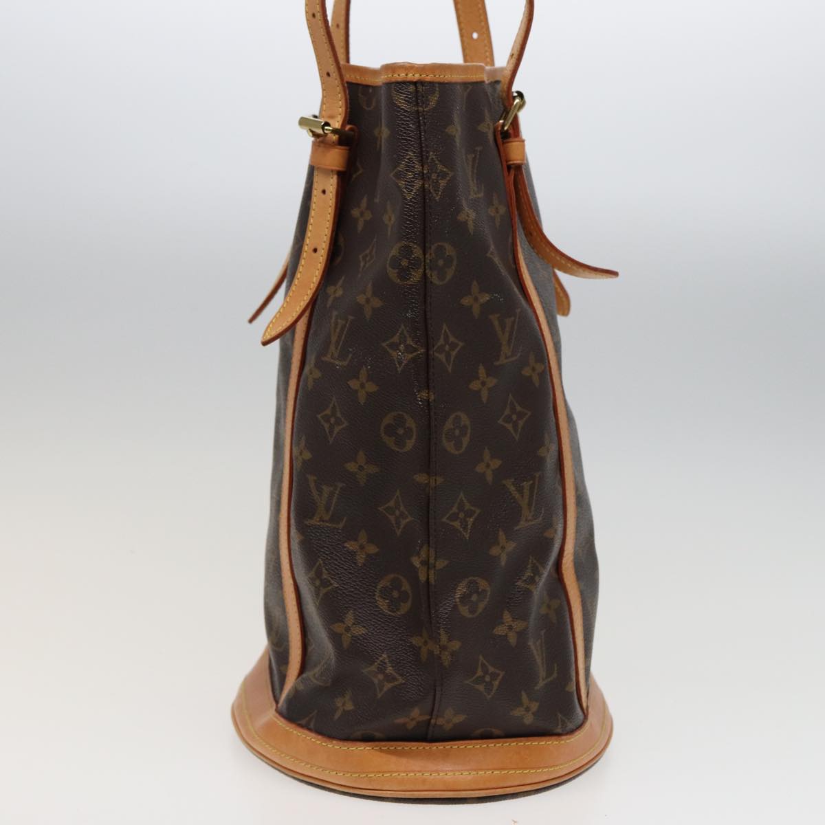 LOUIS VUITTON Monogram Bucket GM Shoulder Bag M42236 LV Auth 79568