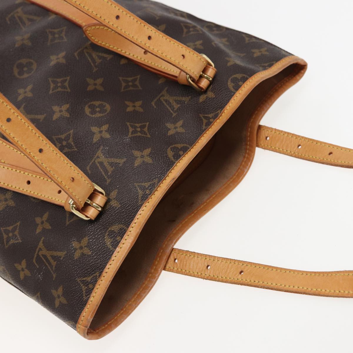 LOUIS VUITTON Monogram Bucket GM Shoulder Bag M42236 LV Auth 79568