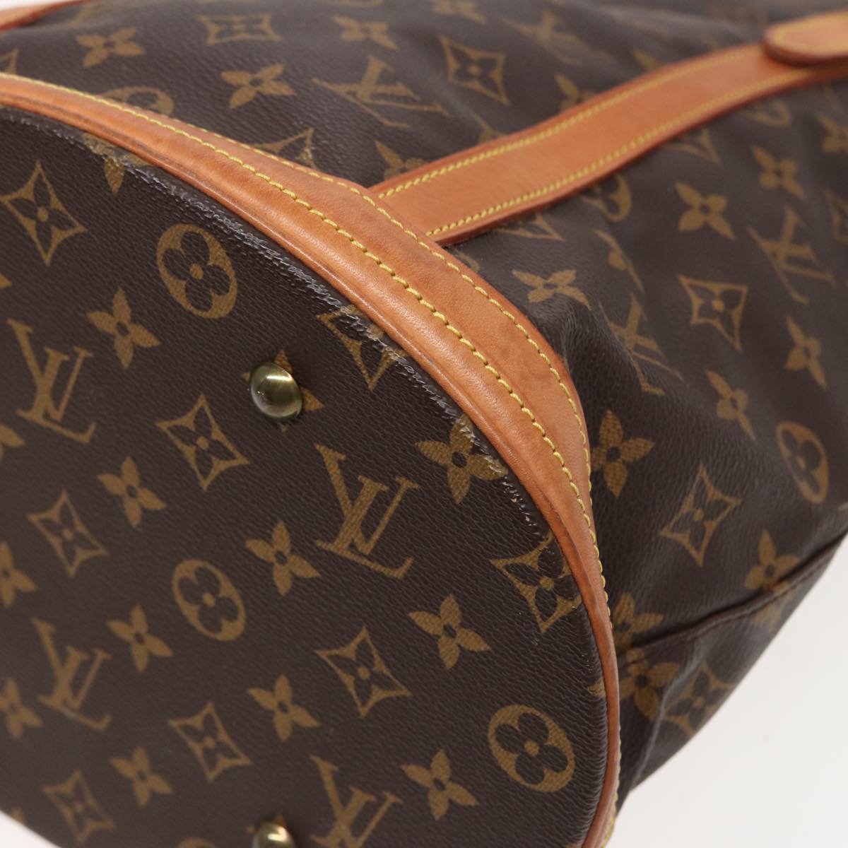 LOUIS VUITTON Monogram Bucket GM Shoulder Bag M42236 LV Auth 79570