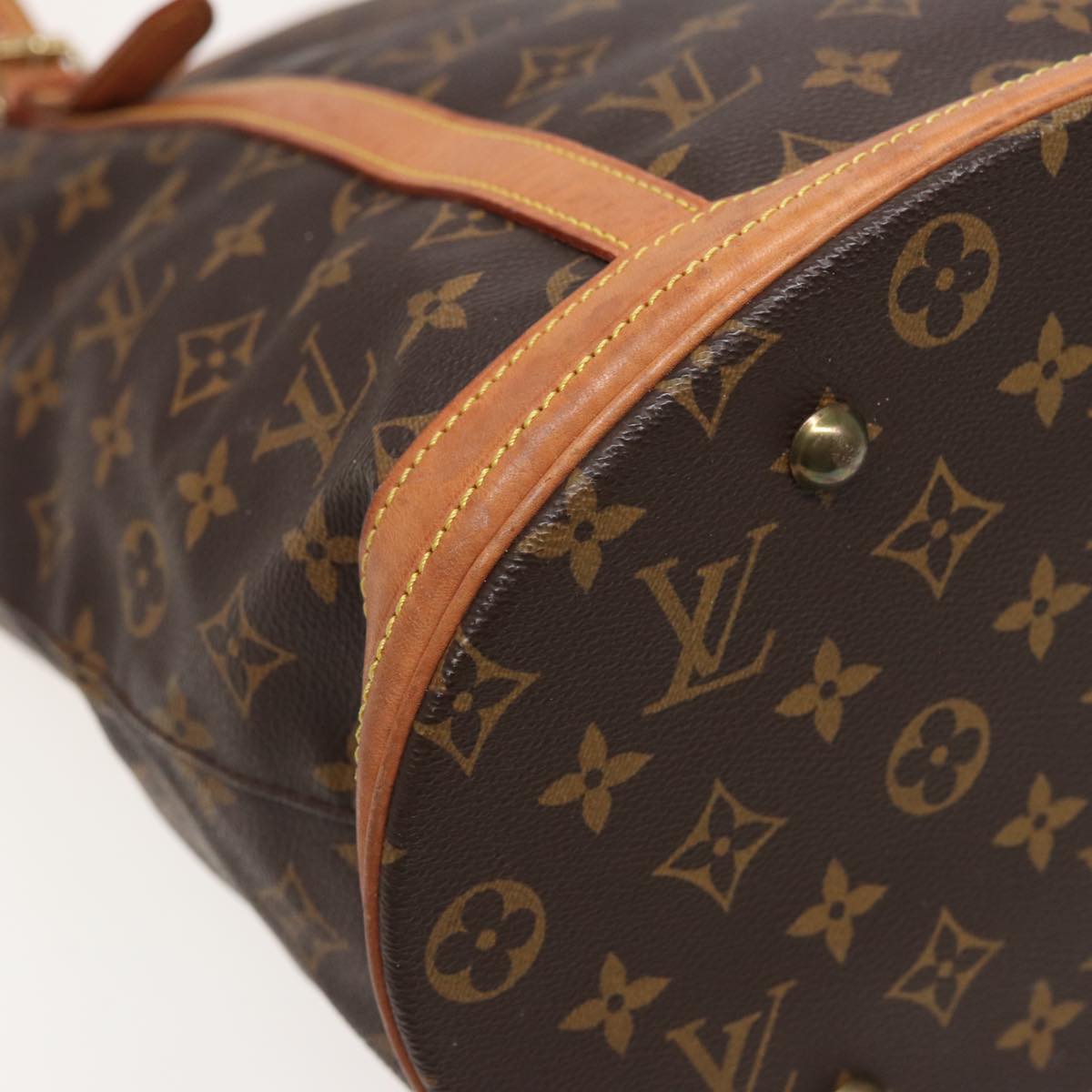 LOUIS VUITTON Monogram Bucket GM Shoulder Bag M42236 LV Auth 79570