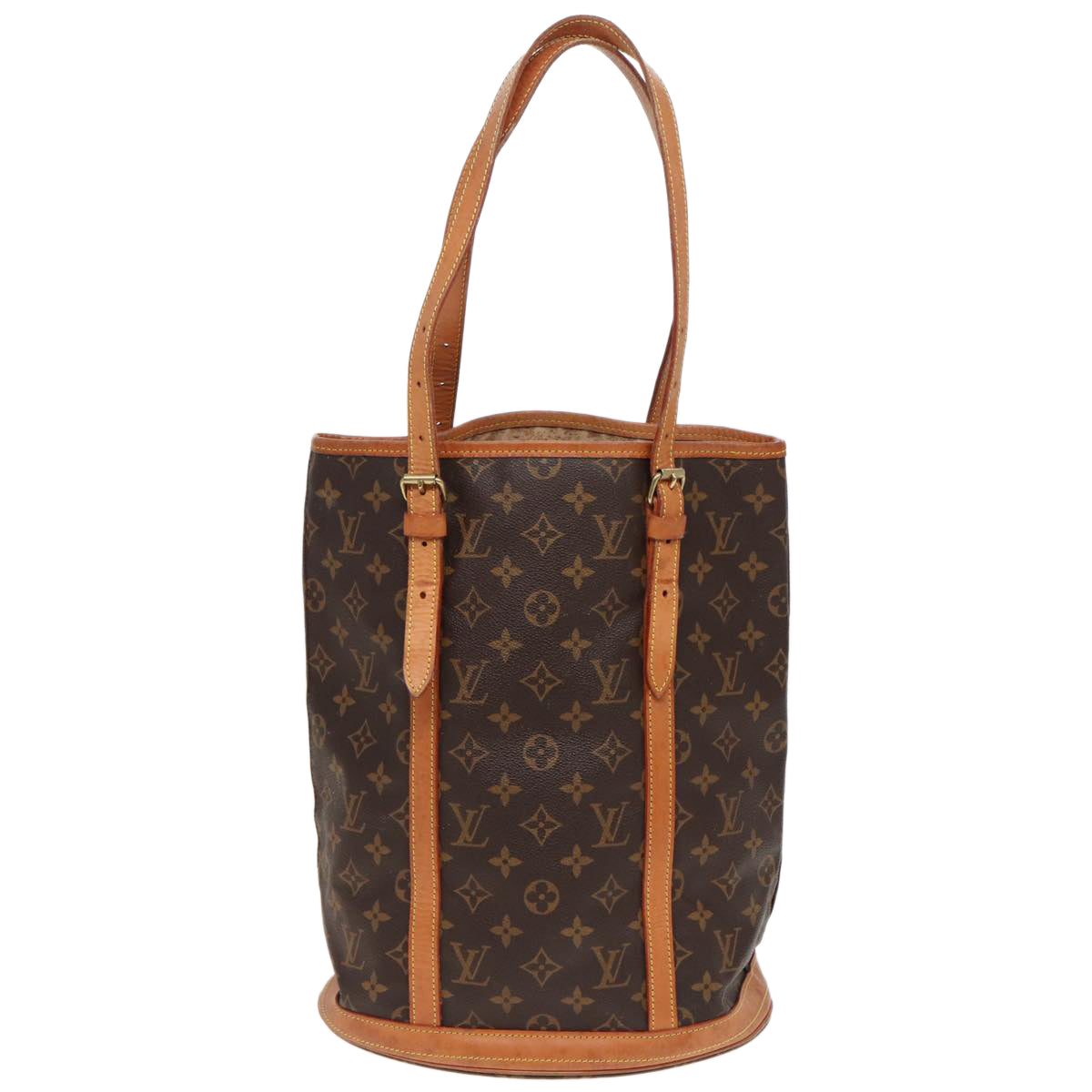 LOUIS VUITTON Monogram Bucket GM Shoulder Bag M42236 LV Auth 79570