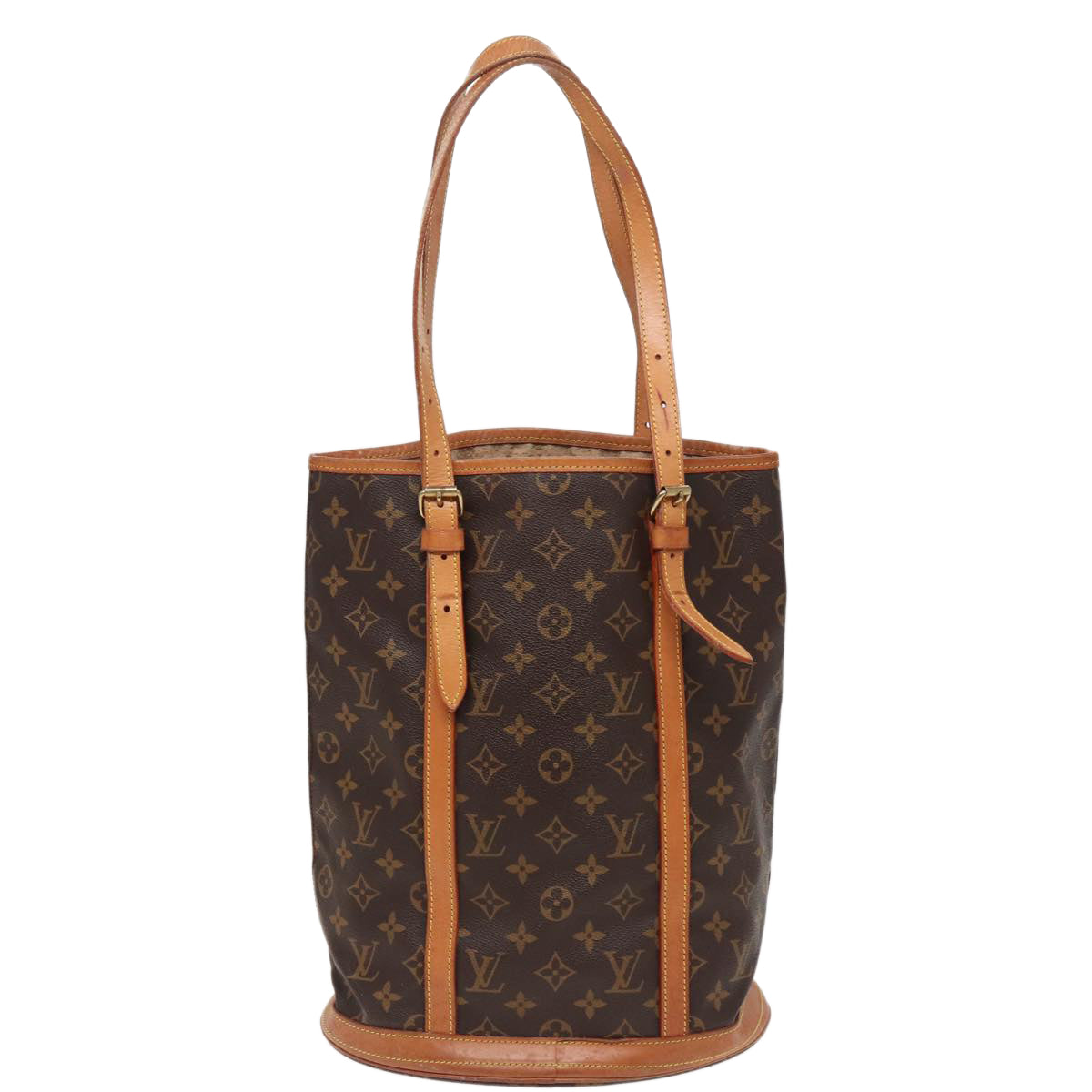 LOUIS VUITTON Monogram Bucket GM Shoulder Bag M42236 LV Auth 79570