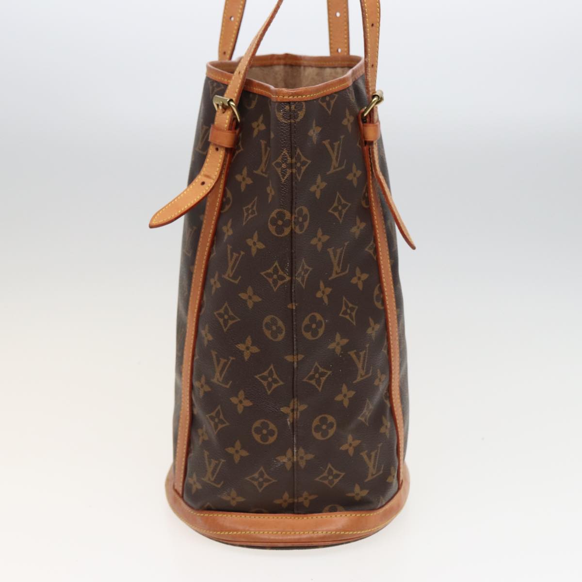 LOUIS VUITTON Monogram Bucket GM Shoulder Bag M42236 LV Auth 79570