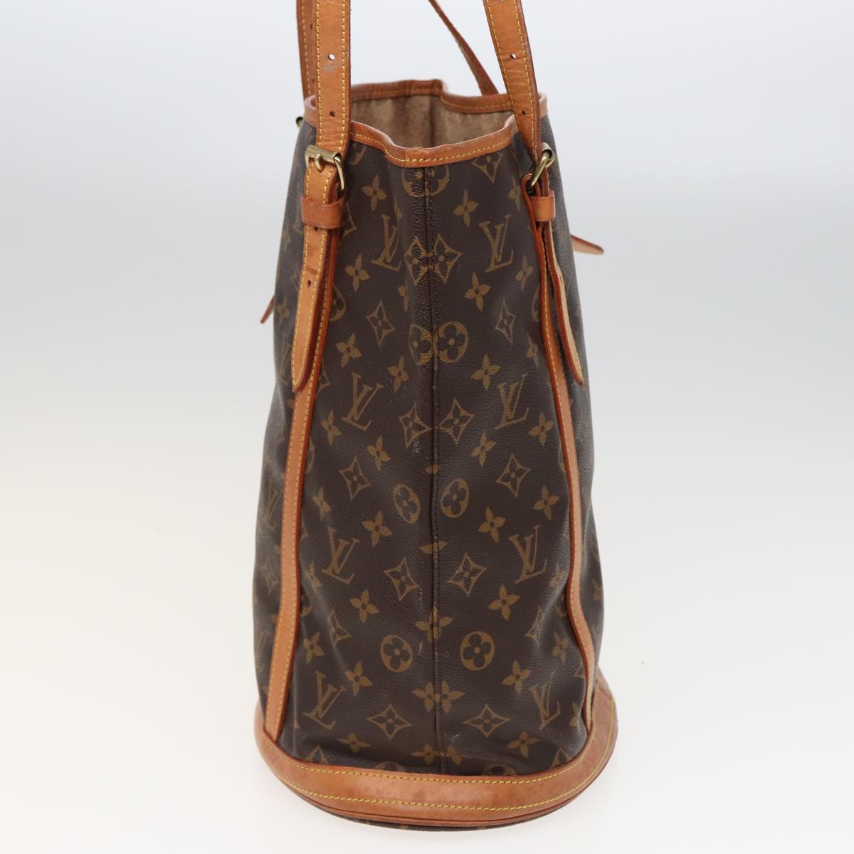 LOUIS VUITTON Monogram Bucket GM Shoulder Bag M42236 LV Auth 79570