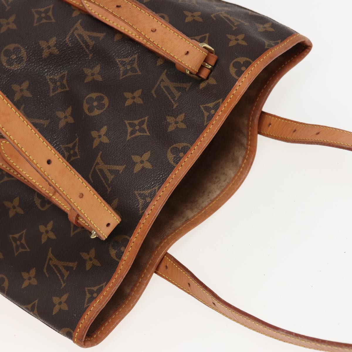 LOUIS VUITTON Monogram Bucket GM Shoulder Bag M42236 LV Auth 79570