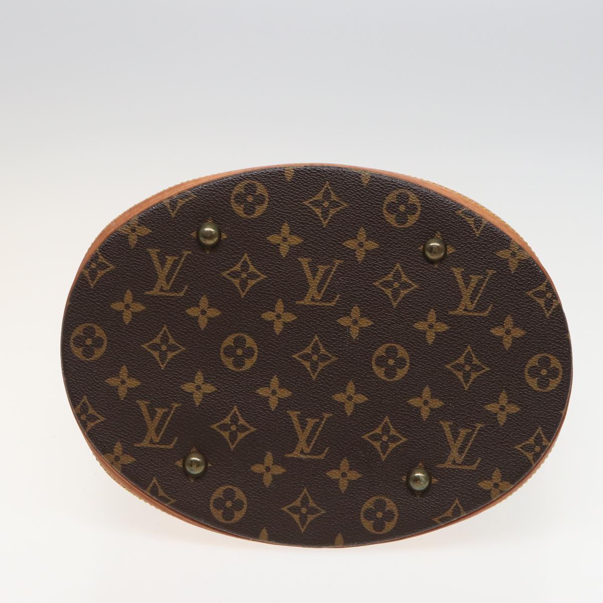 LOUIS VUITTON Monogram Bucket GM Shoulder Bag M42236 LV Auth 79570