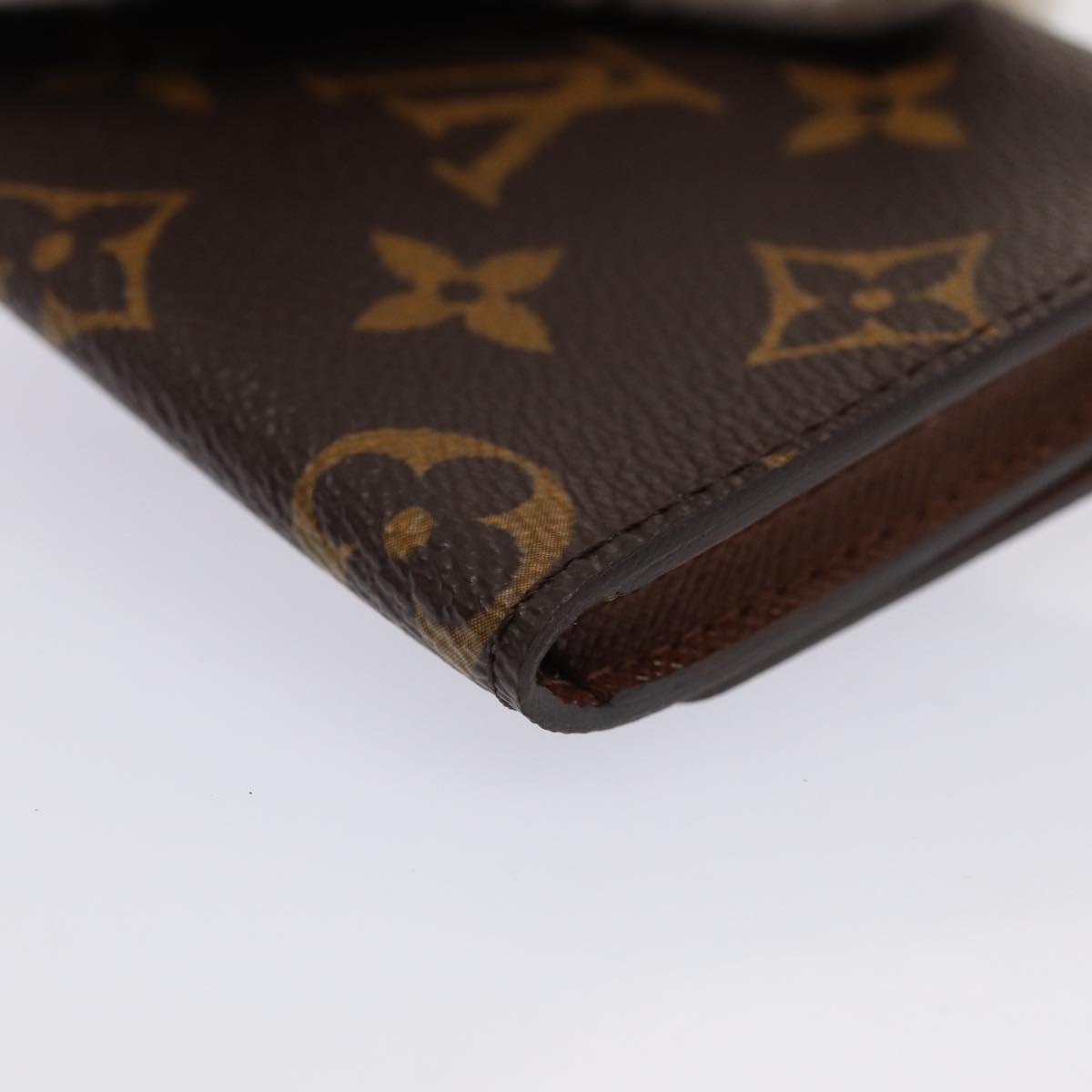 LOUIS VUITTON Monogram Amberop Cartes De Visit Card Case M62920 LV Auth 79585