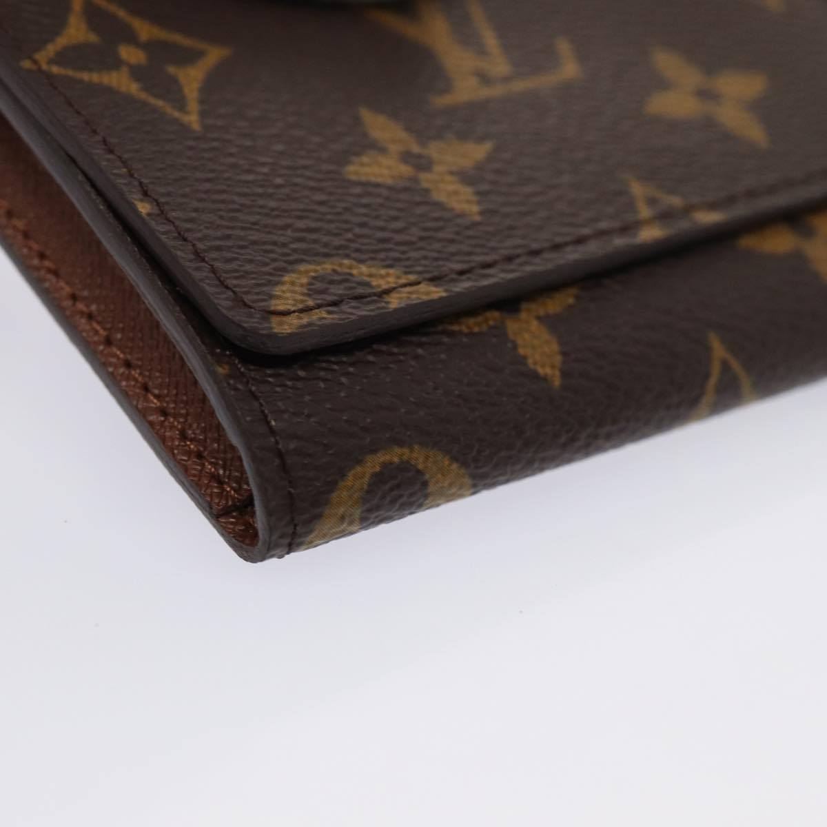 LOUIS VUITTON Monogram Amberop Cartes De Visit Card Case M62920 LV Auth 79585