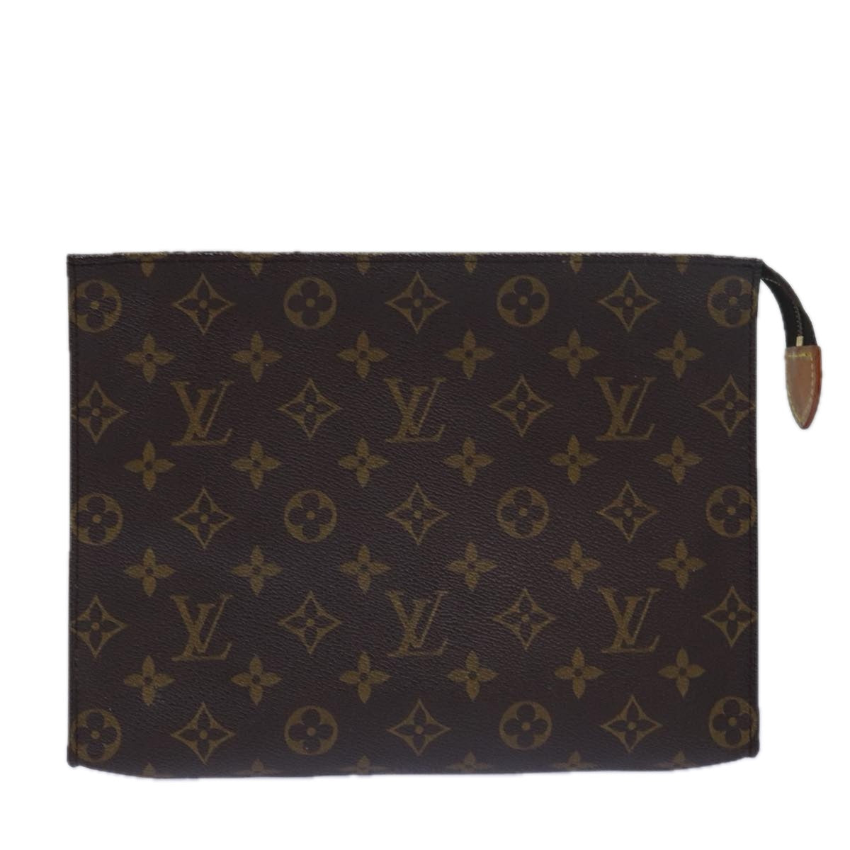 LOUIS VUITTON Monogram Poche Toilette 26 Pouch M47542 LV Auth 79592