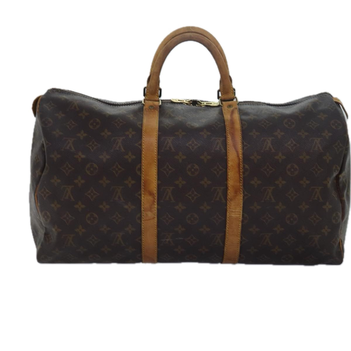 LOUIS VUITTON Monogram Keepall 50 Boston Bag M41426 LV Auth 79602 - 0