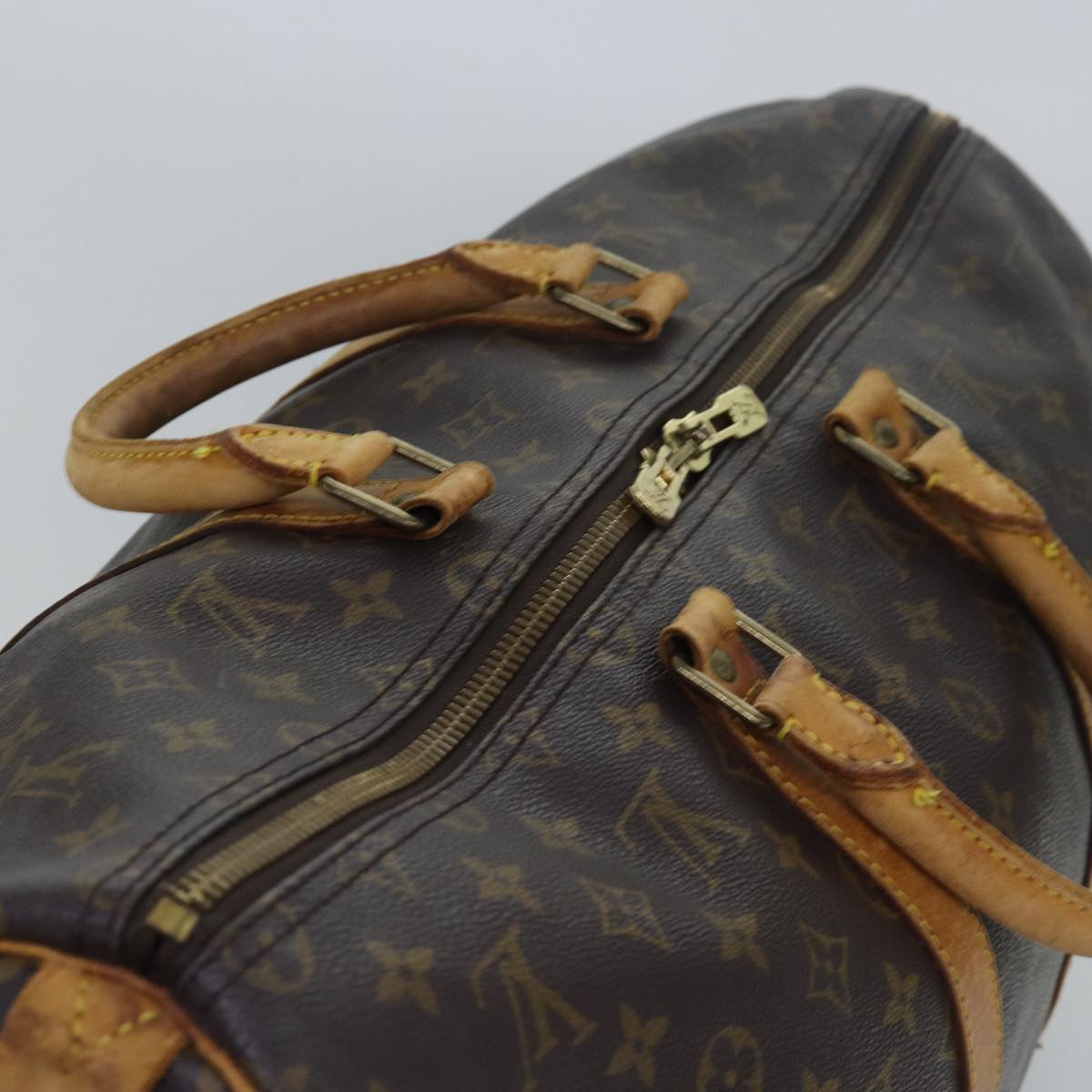 LOUIS VUITTON Monogram Keepall 50 Boston Bag M41426 LV Auth 79602