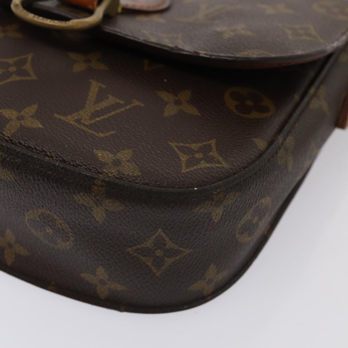 LOUIS VUITTON Monogram Saint Cloud MM Shoulder Bag M51243 LV Auth 79620