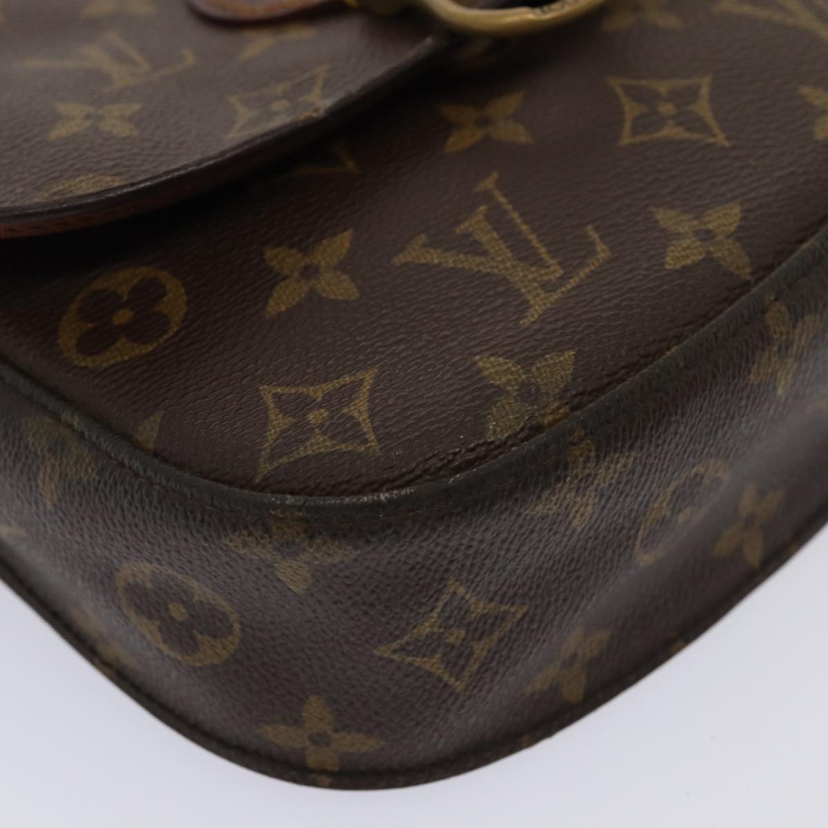 LOUIS VUITTON Monogram Saint Cloud MM Shoulder Bag M51243 LV Auth 79620