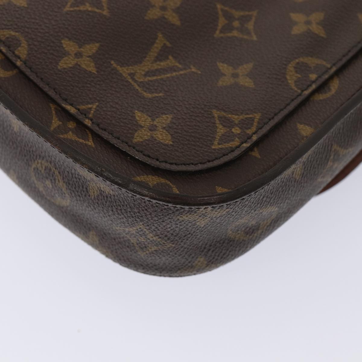 LOUIS VUITTON Monogram Saint Cloud MM Shoulder Bag M51243 LV Auth 79620