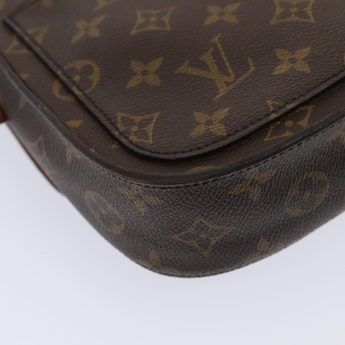 LOUIS VUITTON Monogram Saint Cloud MM Shoulder Bag M51243 LV Auth 79620