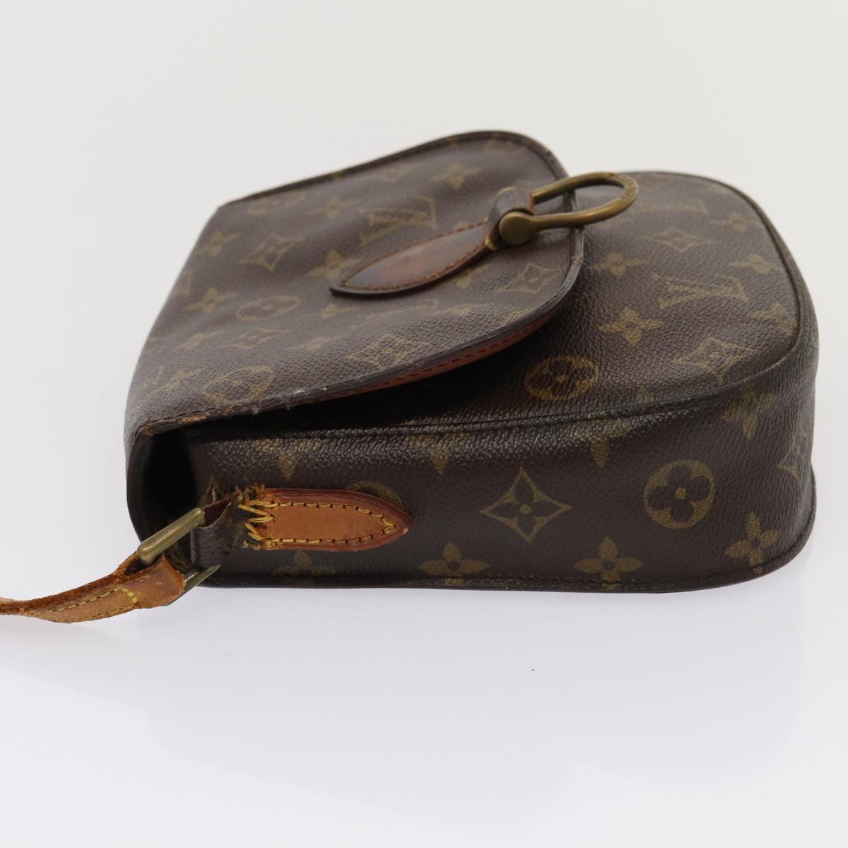 LOUIS VUITTON Monogram Saint Cloud MM Shoulder Bag M51243 LV Auth 79620