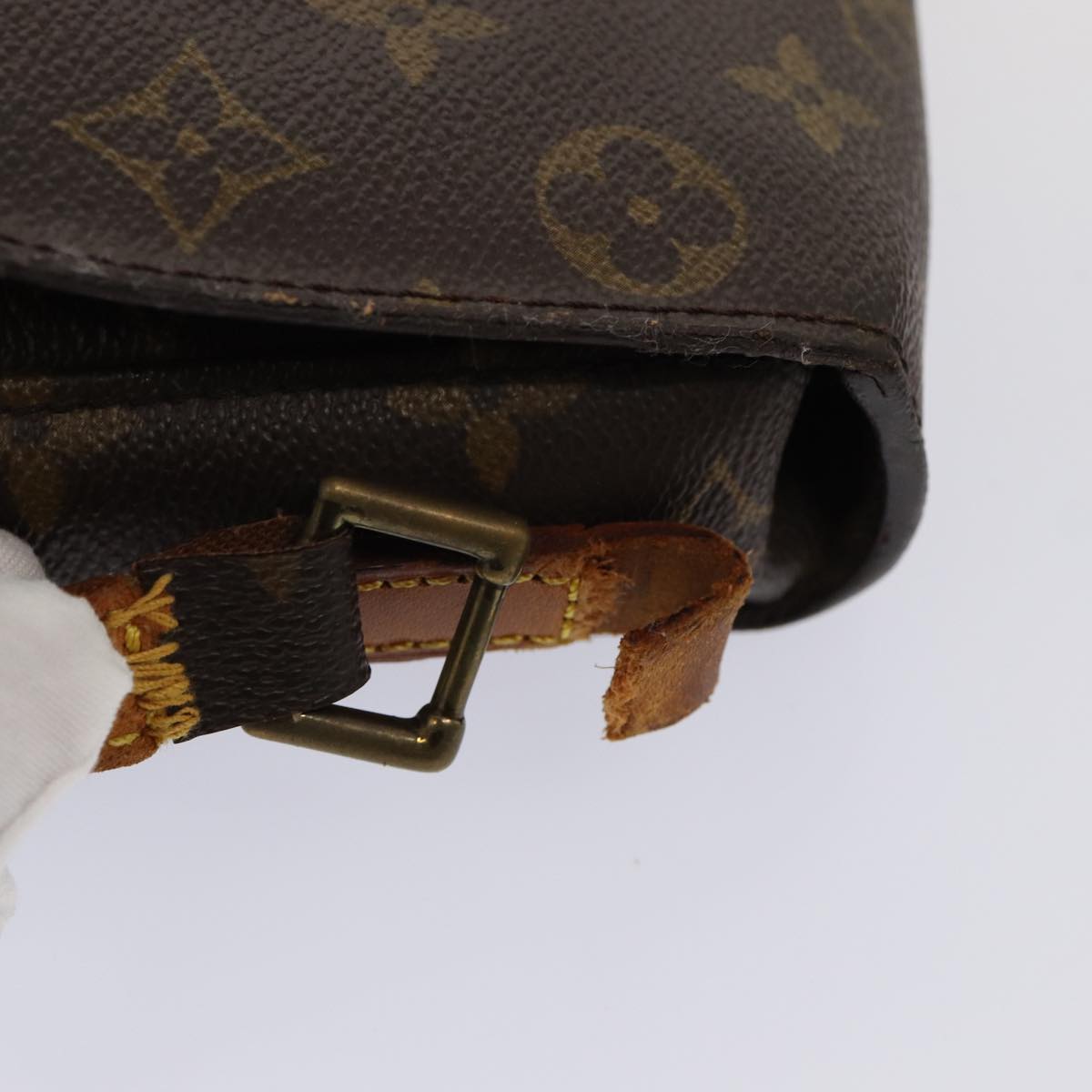 LOUIS VUITTON Monogram Saint Cloud MM Shoulder Bag M51243 LV Auth 79620