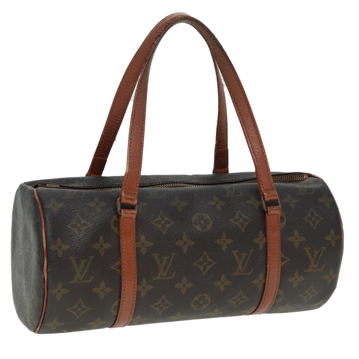 LOUIS VUITTON Monogram Papillon 30 Hand Bag M51385 LV Auth 79646