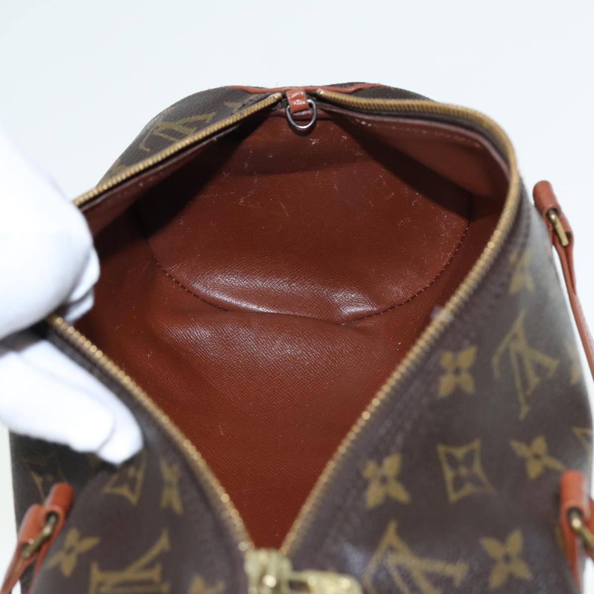 LOUIS VUITTON Monogram Papillon 30 Hand Bag M51385 LV Auth 79655