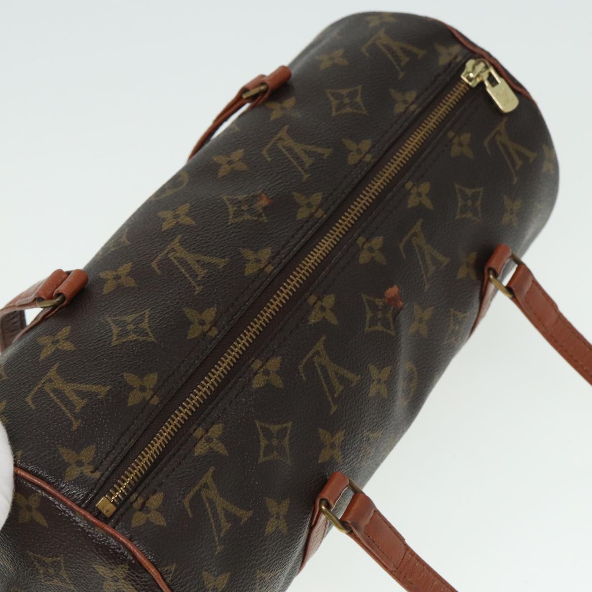 LOUIS VUITTON Monogram Papillon 30 Hand Bag M51385 LV Auth 79655